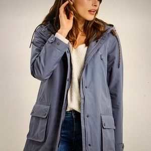 FATFACE Women’s Fonda Jacket-US SIZE 8 Gray Cloud Color
